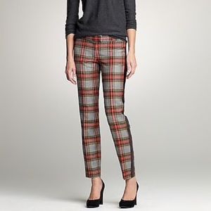 Gorgeous plaid JCrew wool pants